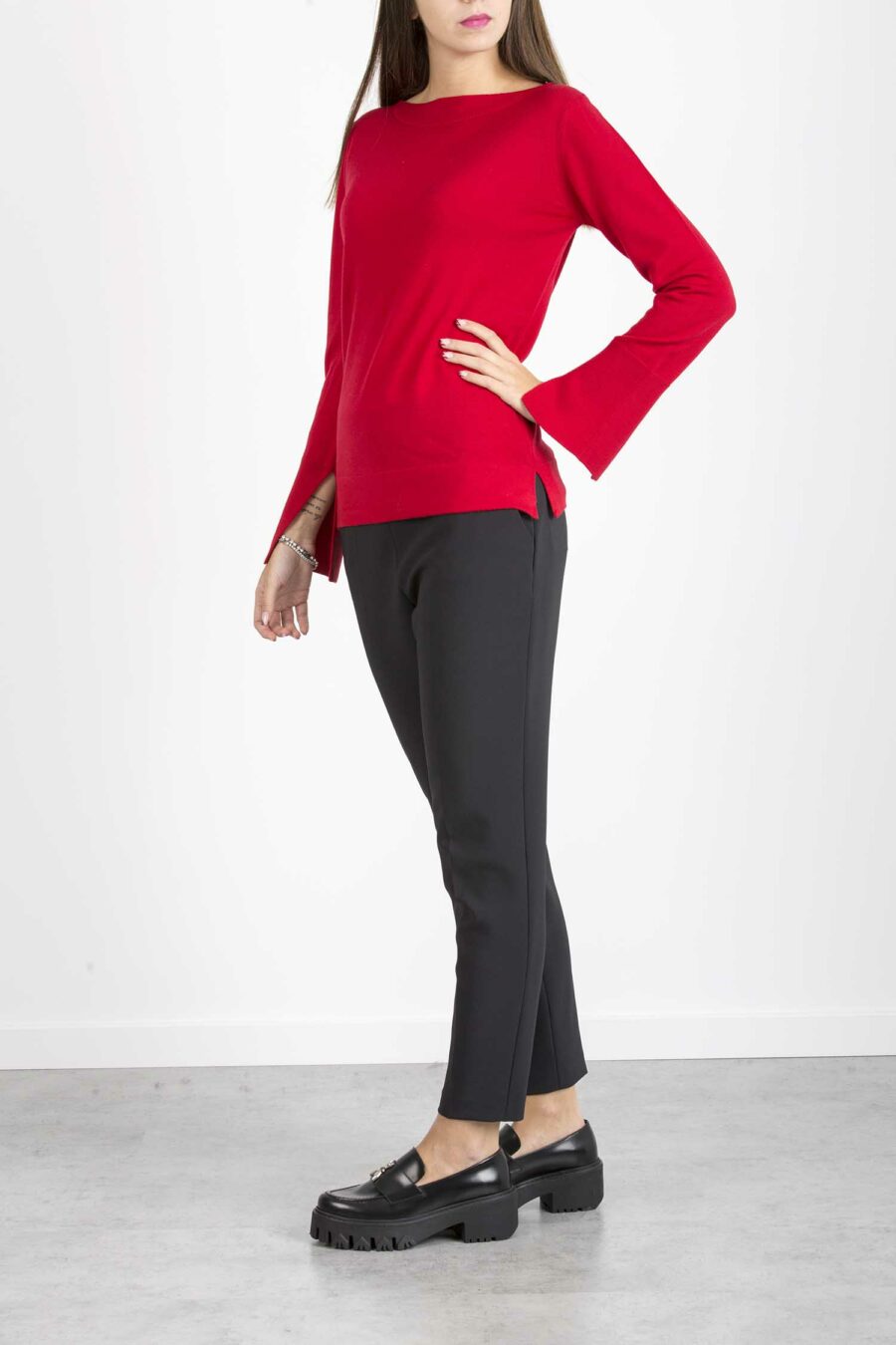 ALPHA-MAGLIA BARCA M/L-APAD6003C ROSSO