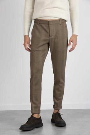 DONDUP-PANTALONE GAUBERT HERRINGBONE-DDUP235FS0238U CAM