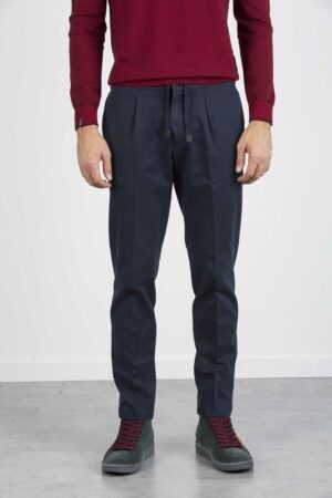 DEVORE-PANTALONE LEISURE-DVDVR14A007 BLU