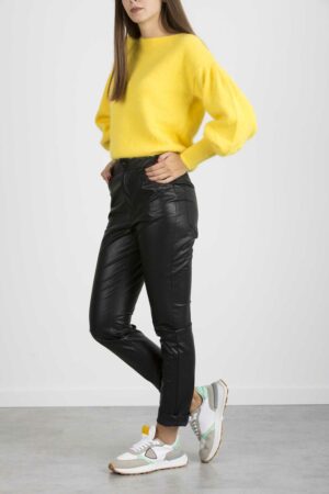 EMME MARELLA-PANTALONE-EMCOPY NERO