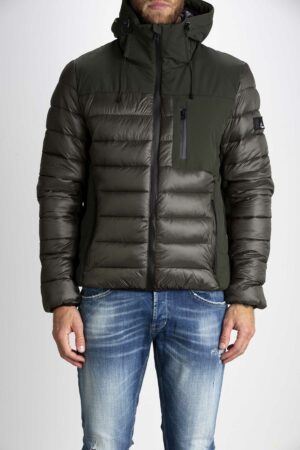 YES ZEE-GIUBBINO TRAPUNTATO CON CAPPUCCIO-ESJ867Q700 VERDONE