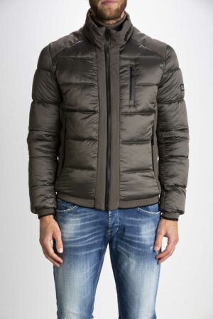 YES ZEE-GIUBBINO TRAPUNTATO CON INSERTI SOFTSHELL-ESJ871O100 GRIGIO