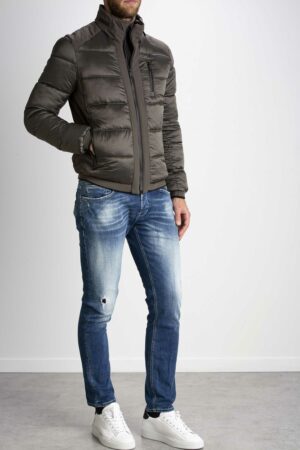YES ZEE-GIUBBINO TRAPUNTATO CON INSERTI SOFTSHELL-ESJ871O100 GRIGIO