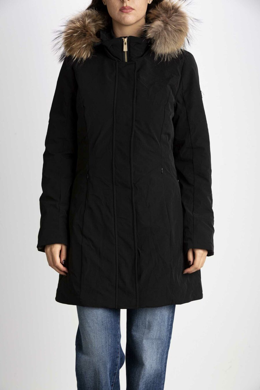 YES ZEE-CAPPOTTO TIPO PARKA-ESO075NT00 NERO