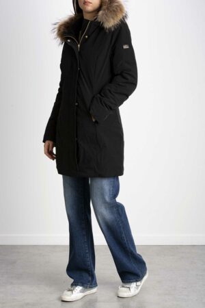 YES ZEE-CAPPOTTO TIPO PARKA-ESO075NT00 NERO