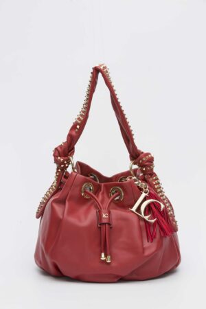 LA CARRIE-BORSA SDUDS KNOT BUCKET SYNTHETIC-LC112MEM107SYN RED