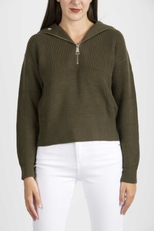LIU JO-MAGLIA CHIUSA-LJWF1329MA51I VERDE