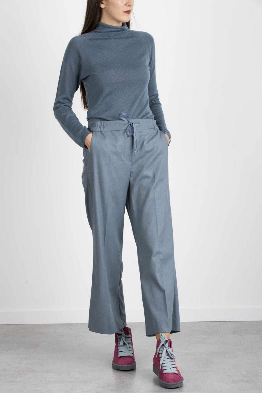 MARELLA-MAGLIA CANOTTIERA TOP-MANUIT CARTA
