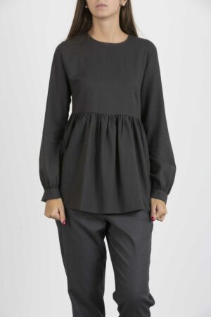 MARELLA-CAMICIA-MAUGO NERO