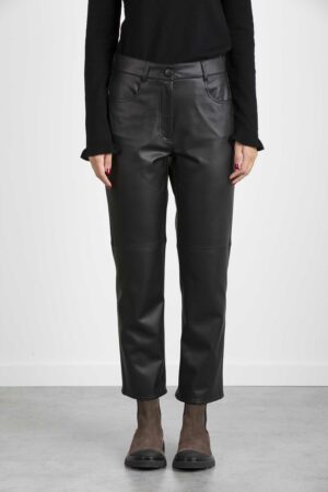 MARELLA-PANTALONE IN JERSEY-MAVALDENA NERO