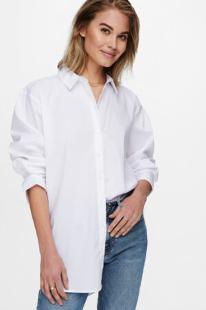ONLY-SHIRT - WITH SLEEVES FEM WOV CO72/PL24/EA4-ON15233486 BIA