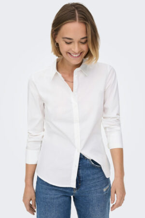 ONLY-SHIRT - WITH SLEEVES FEM WOV CO97/EA3-ON15270350 BIA