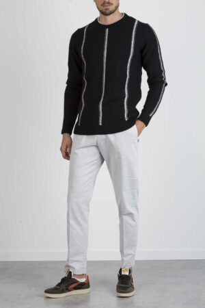 PATRIZIA PEPE-MAGLIA GIRO-PP5M1322A9T6 NER