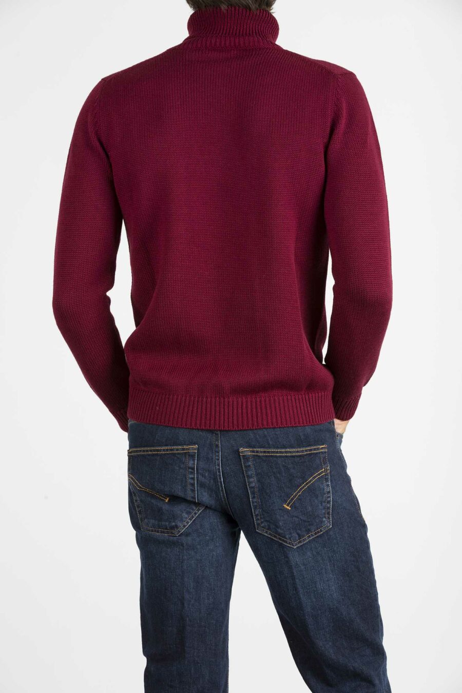 ROBERTO COLLINA-MAGLIA DOLCEVITA MERINOS-RCRF02003 BOR