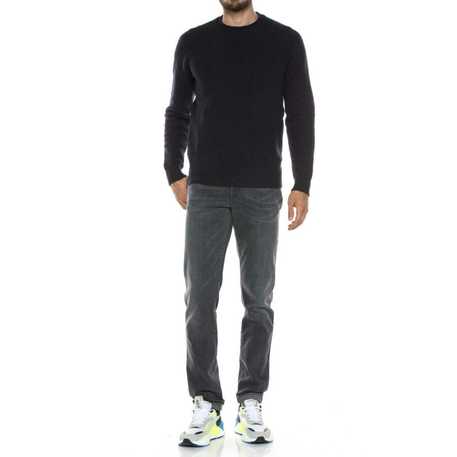 RE-HASH-JEANS RUBENS NERO-RHP0151592A0 NES