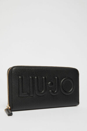 LIU JO-XL ZIP AROUND-LJNF1268E0086 NERO