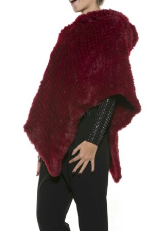 LIU JO-PONCHO FAKE FUR-LJ2F0070T0300 LAM