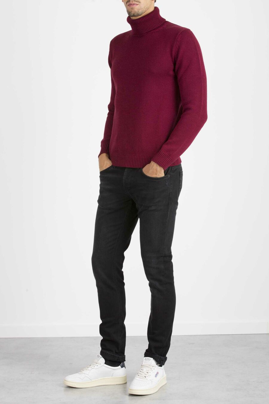 DONDUP-JEANS GEROGE NERO-DDUP232DS0255BR2 NER