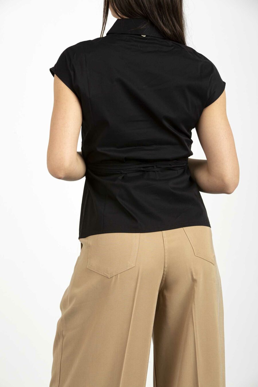 LIU JO-CAMICIA M/C-LJCA2250T2432 NERO