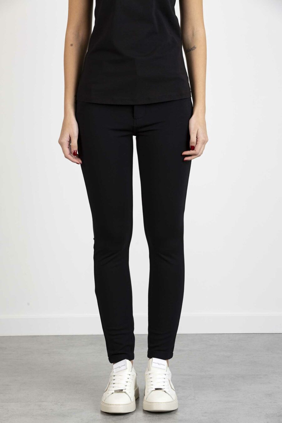 LIU JO-PANT. JERSEY-LJTA2015J6182 NERO