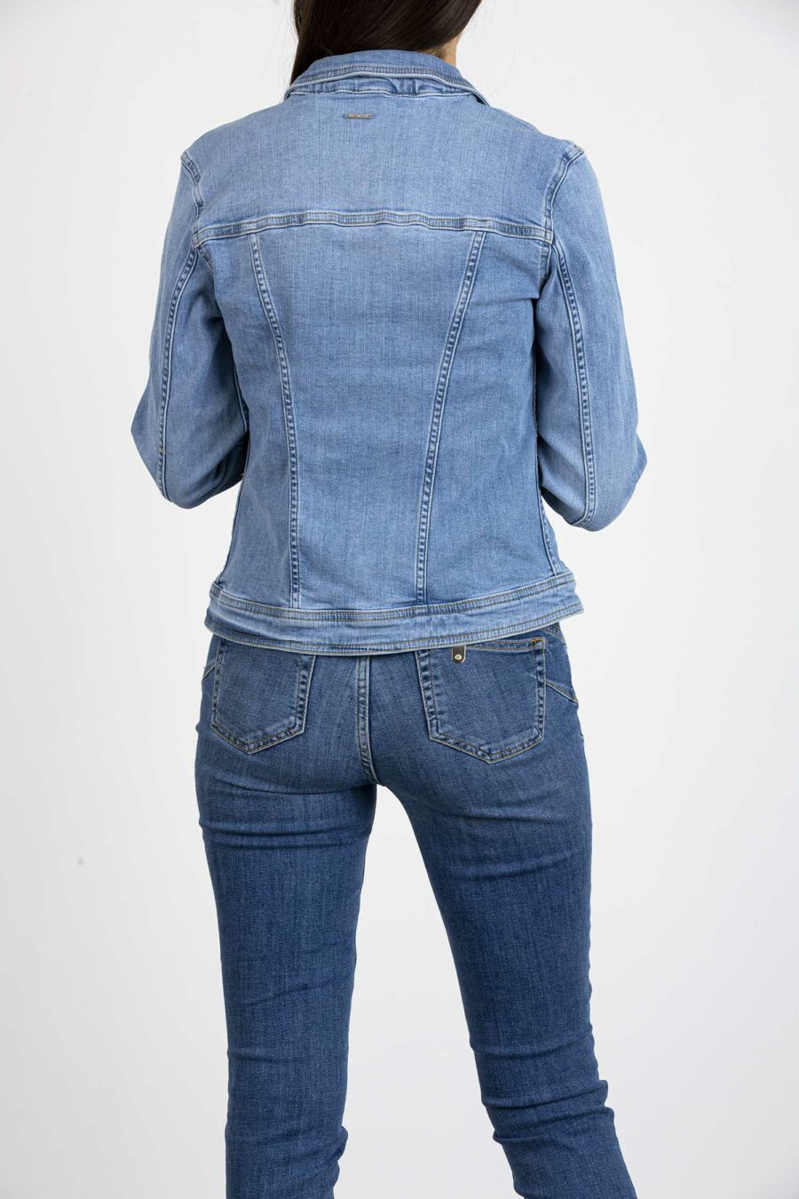 LIU JO-GIUBBINO RIDER LUNGO-LJUA2144D439178283 DENIM