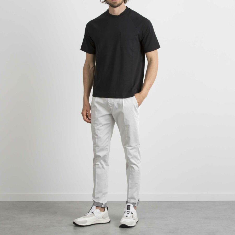 ALPHA-MAGLIA GIRO-APAU4403C NERO