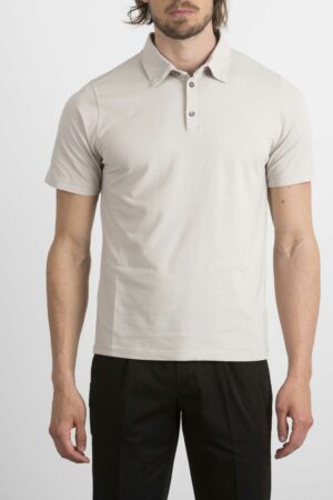 ALPHA-POLO CAMICIA-APAU4484B GRI