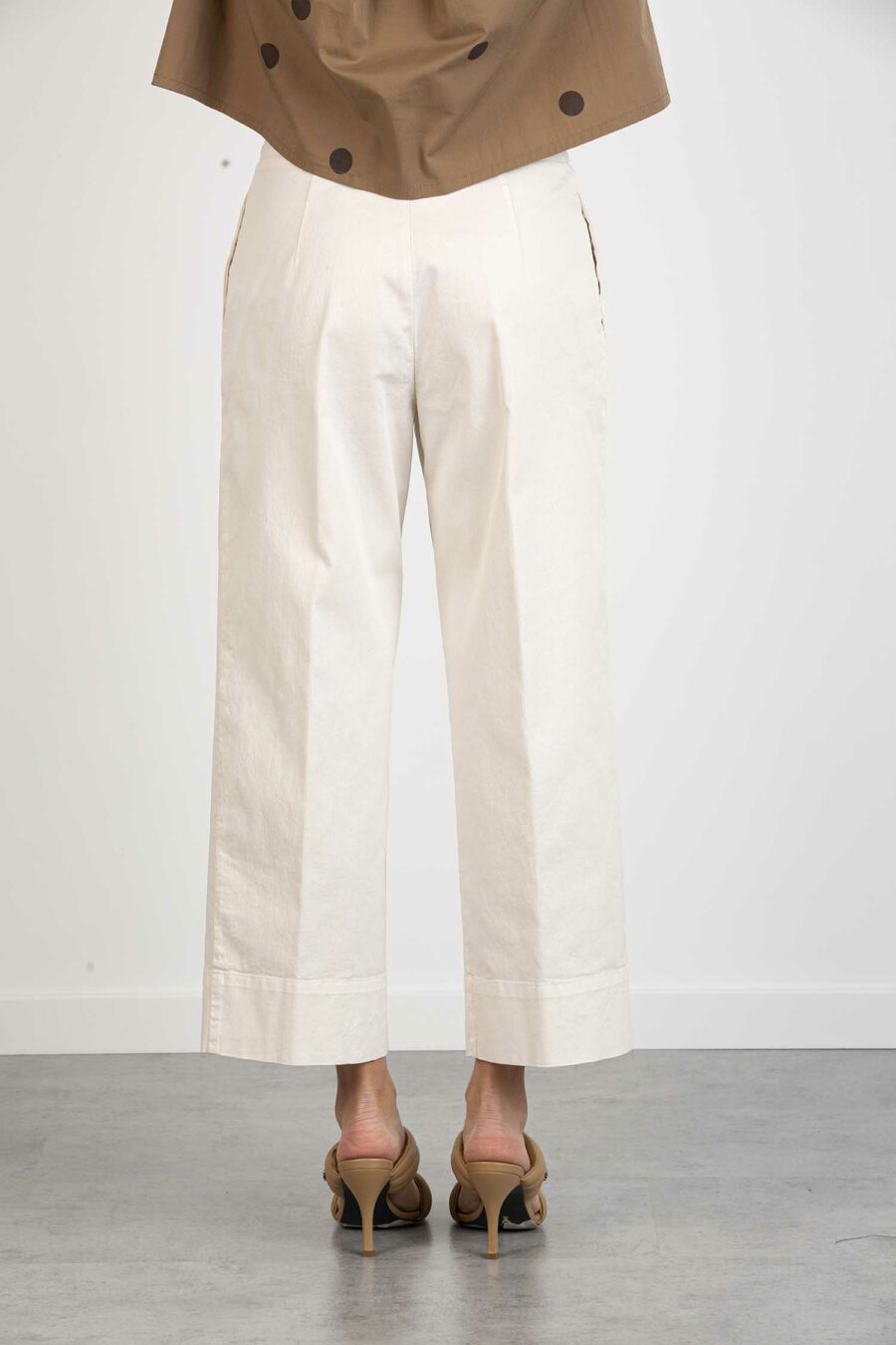 ALESSIA SANTI-PANTALONE-ASSD25060 BEIGE
