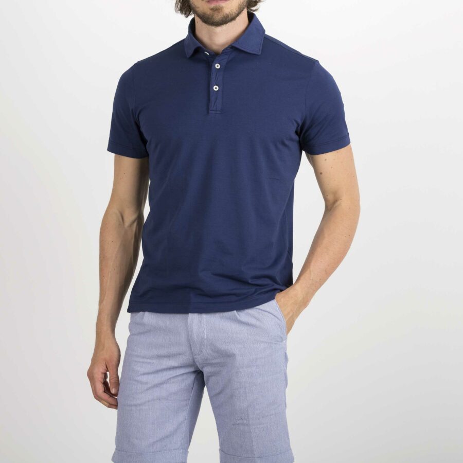 ALTEA-POLO IN JERSEY SOFT-AT2155040 BLU