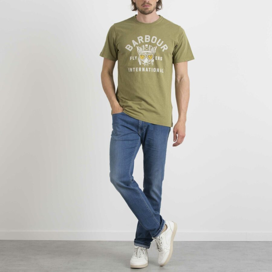 BARBOUR-T-SHIRT STAMPA-BBMTS0816 VER