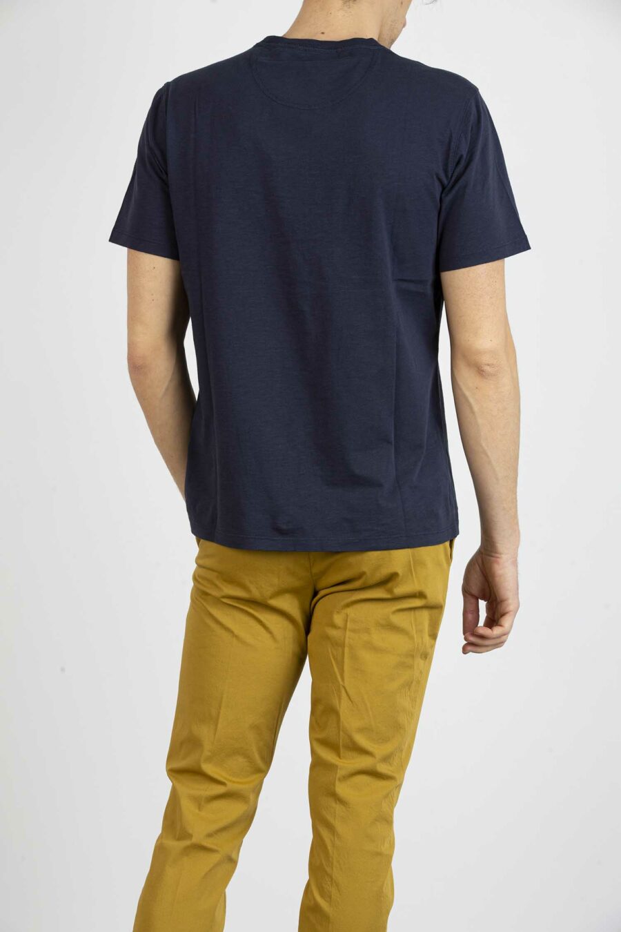 BARBOUR-T.SHIRT STAMPA-BBMTS0934 BLU