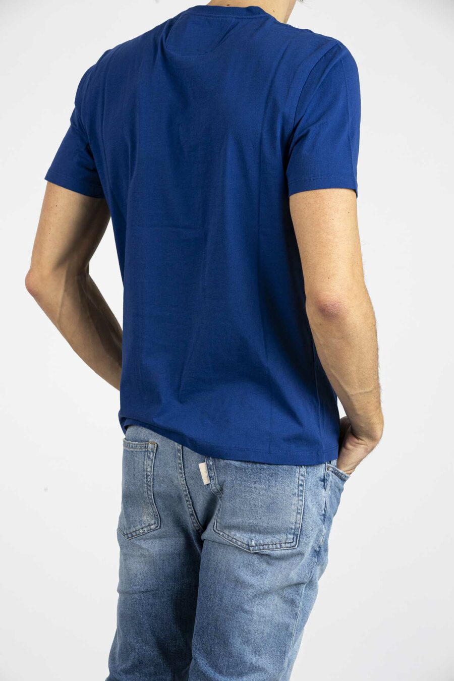 CP COMPANY-T-SHIRT IN JERSEY-CPTS042A005100W BLUE