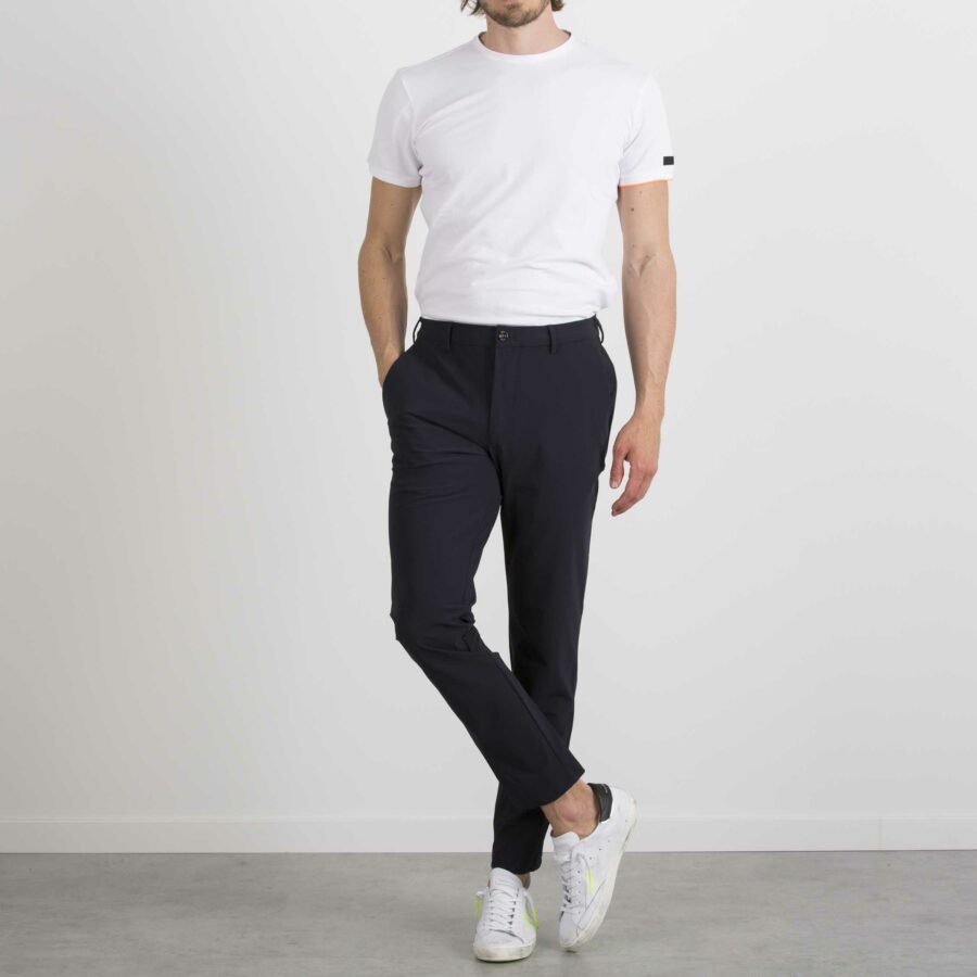 CRUNA-PANTALONE STRECH-CRUMARAIS737 BLU