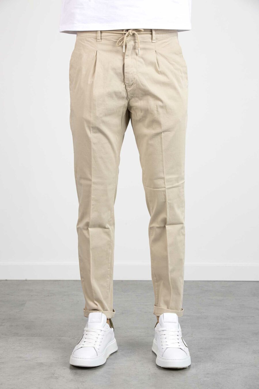 CRUNA-PANTALONE MITTE POPALINE-CRUMITTE901 CORDA