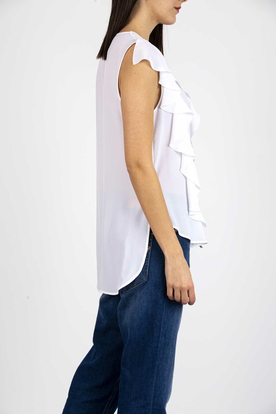 DONDUP-CAMICIA-DDDC253SF0050PTD BIANCO