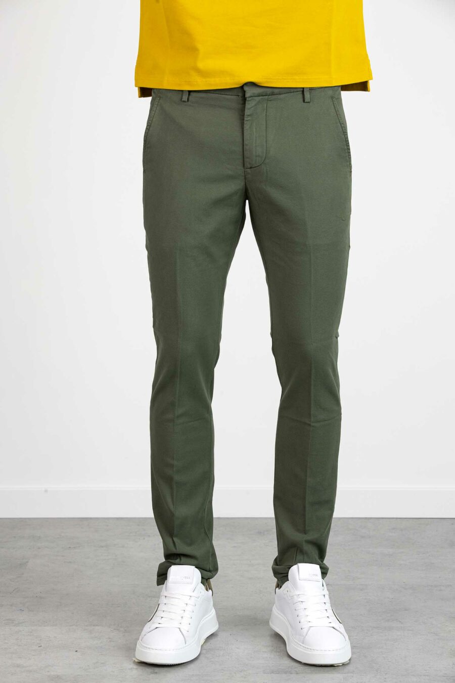 DONDUP-PANTALONE GAUBERT-DDUP235AS0051BM5 VERDE