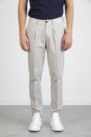 DEVORE-PANTALONE 1 PENCE-DVDWR15C022 GHIACCIO