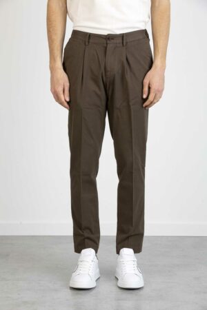 DEVORE-PANTALONE 1 PENCE-DVDWR15C022 MARRONE