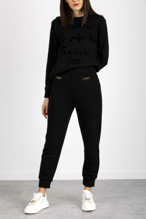 ELISABETTA FRANCHI-PANTALONE-EFPA00421E2 NERO