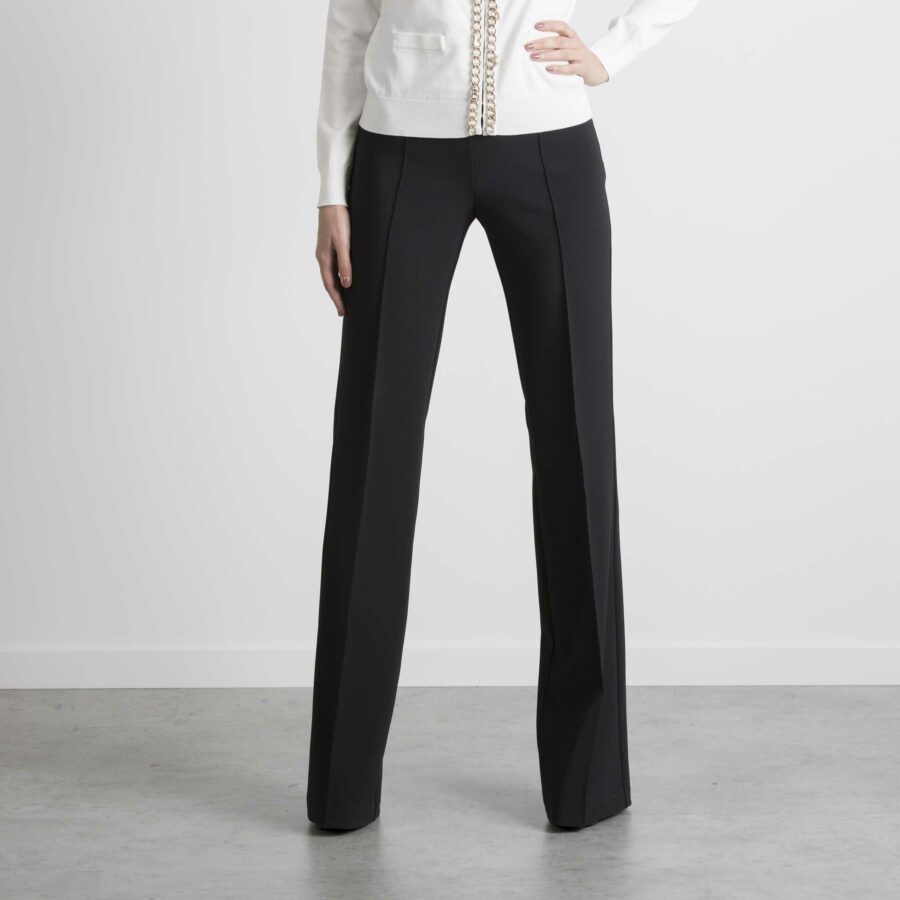 ELISABETTA FRANCHI-PANTALONE-EFPA37911E2 NERO