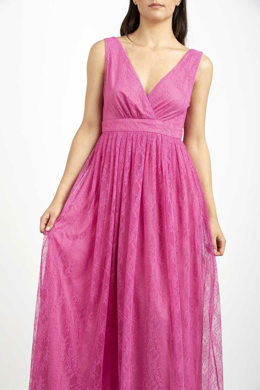 EMME MARELLA-ABITO PIZZO-EMCOMO FUCHSIA