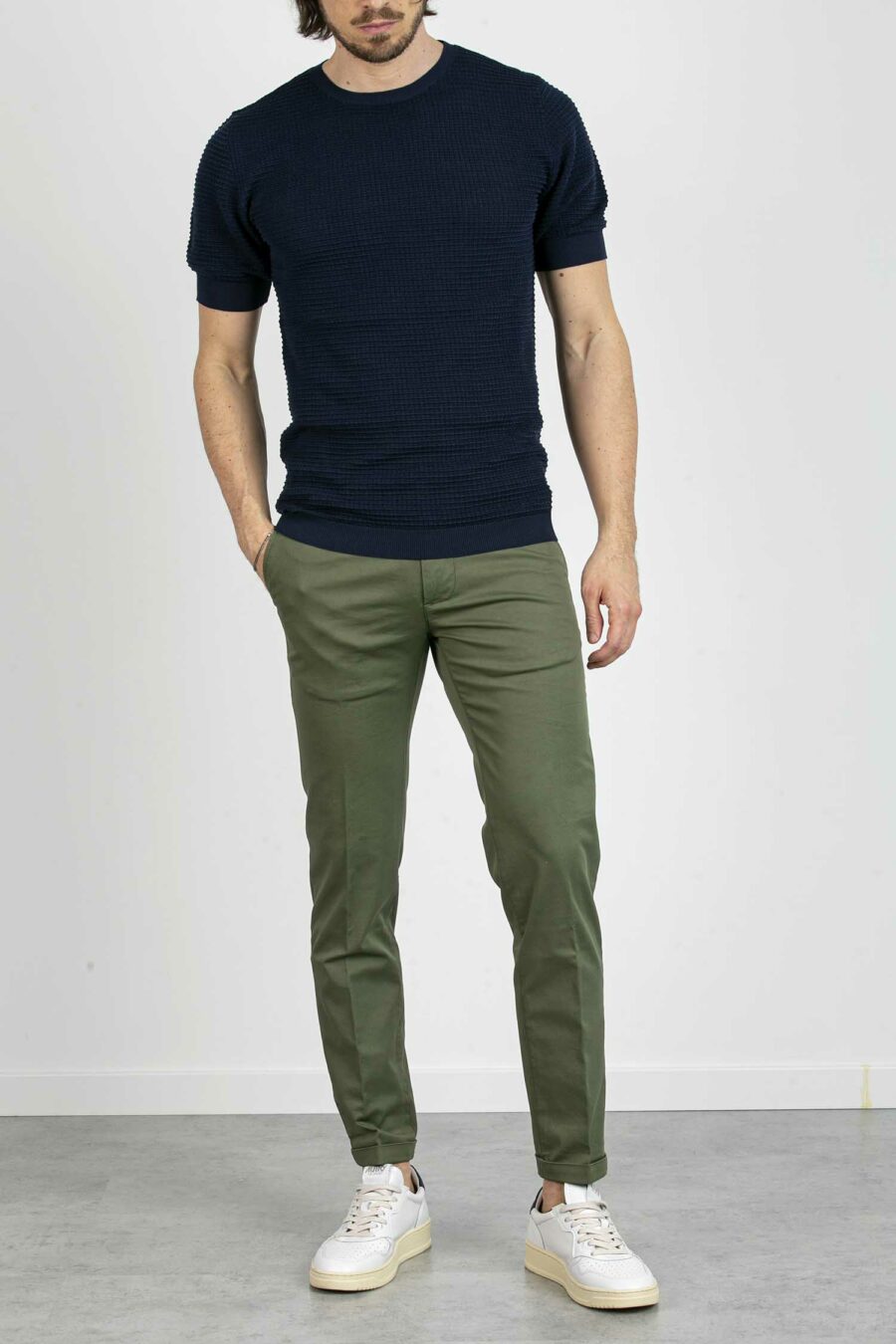 IRISH-MAGLIA GIRO MEZZA MANICA-IRISS2211 BLU