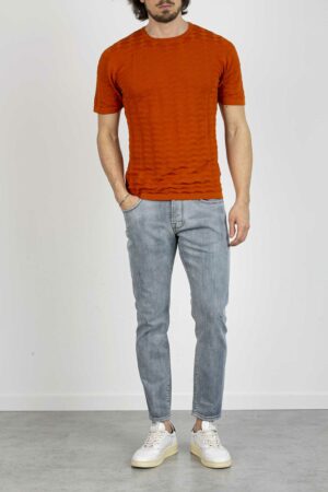 IRISH-MAGLIA GIRO MEZZA MANICA-IRISS2223 ARANCIO