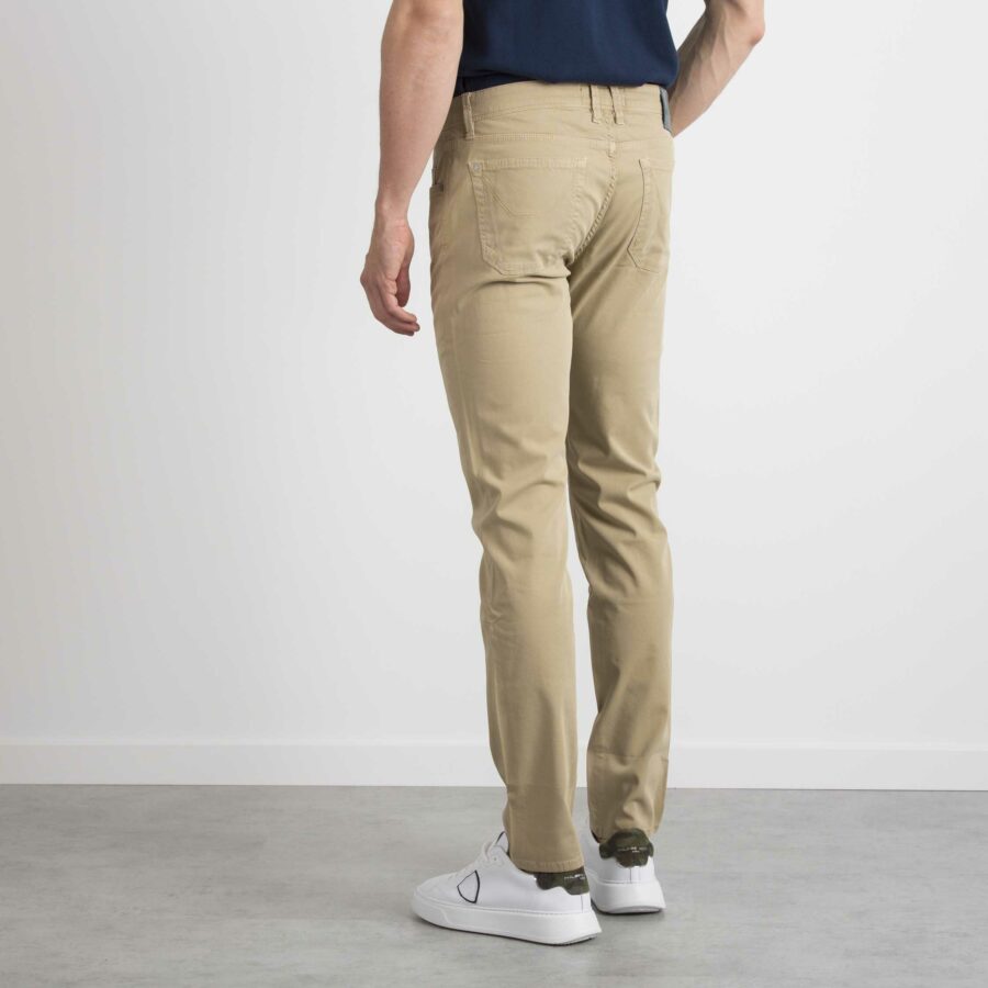 JECKERSON-PANTALONE 5 TASCHE BROKEN TWILL-JEPA079TO12404 BEI