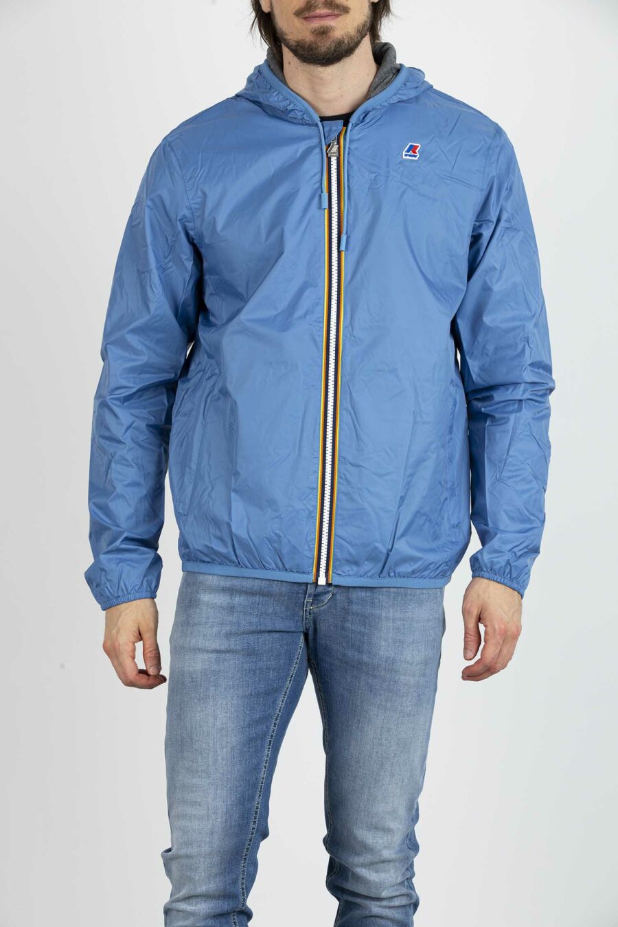 K-WAY-GIUBB. JACQUES NYLON JERSY-KW31161W BLUE