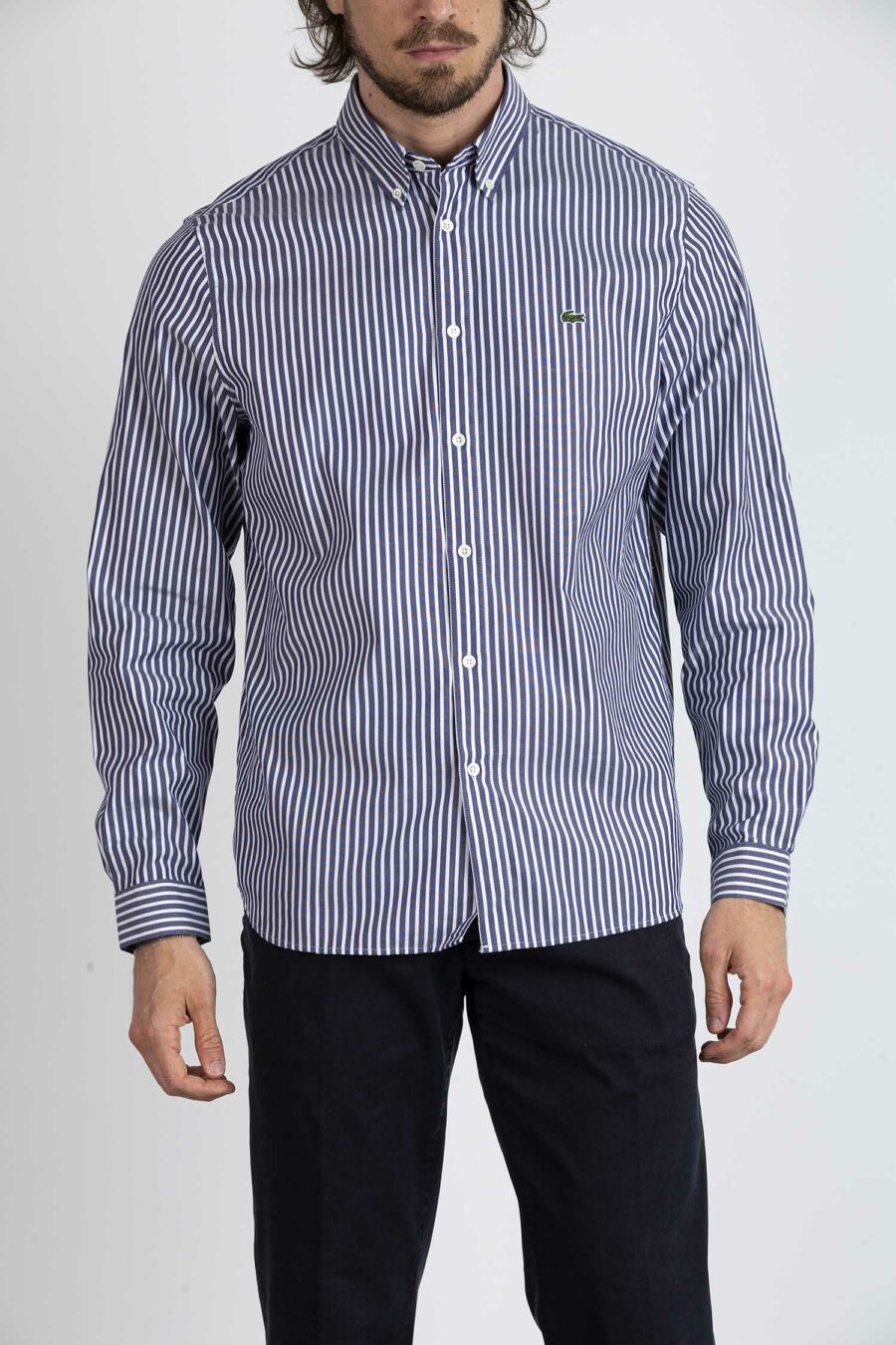 LACOSTE-CAMICIA RIGA-LCCH2936 BLU