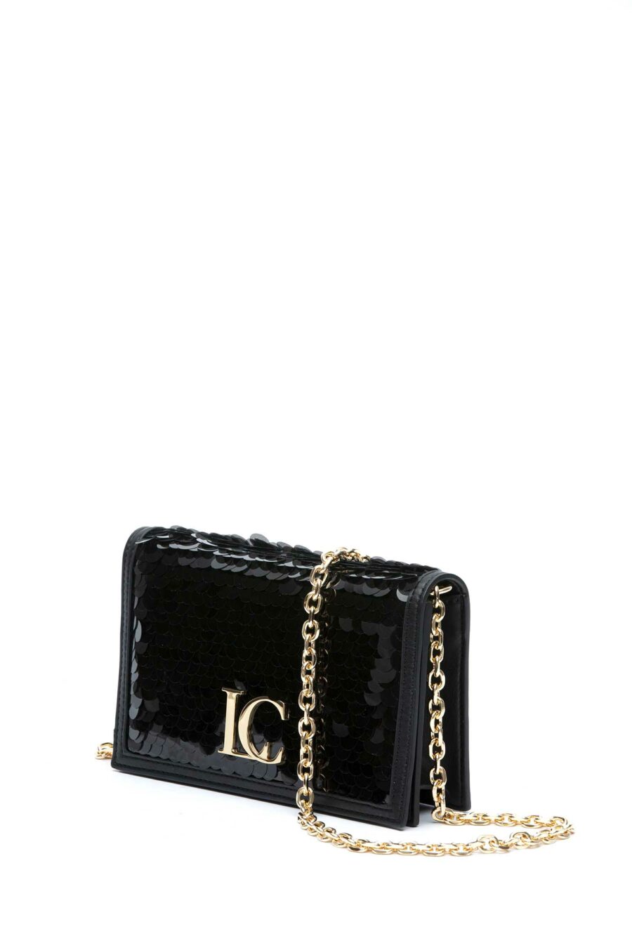 LA CARRIE-POCHETTE NIGHT PAILLETTES E SYNTHETIC-LCKX955PAS BLACK