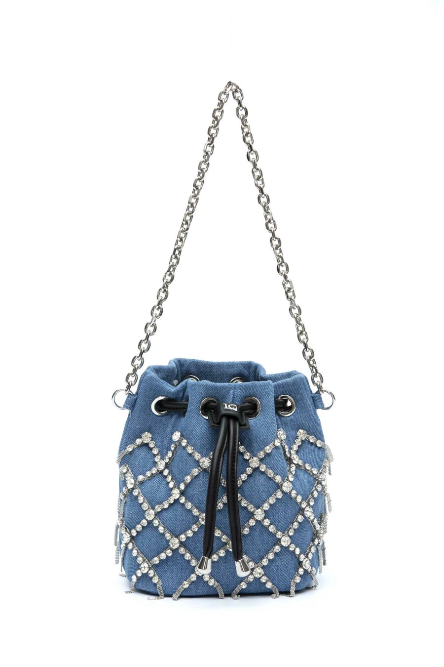 LA CARRIE-BORSA BON BON MINI SECCHIELLO NIGHT CANVAS-LCSS941CAN DENIM