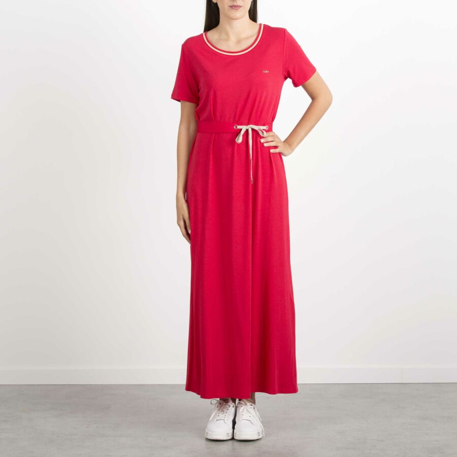 LIU JO-ABITO JERSEY-LJTA1034J6072 ROSSO