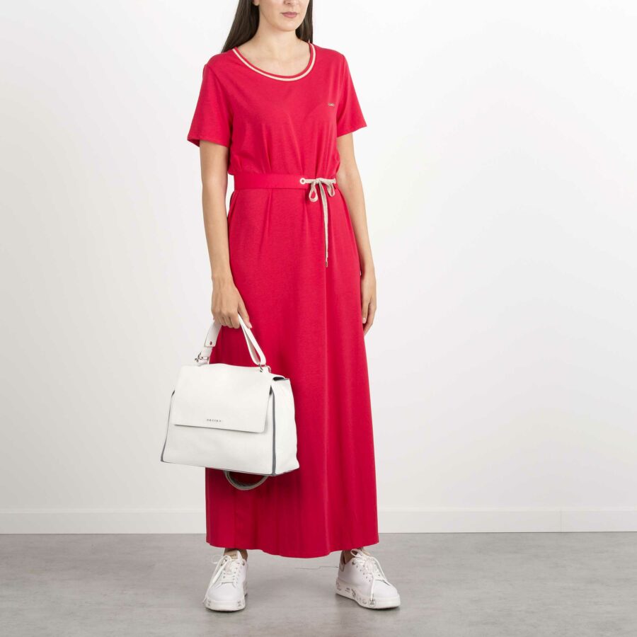 LIU JO-ABITO JERSEY-LJTA1034J6072 ROSSO